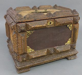 Tramp art box