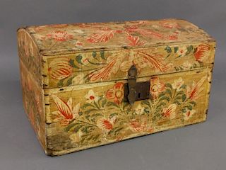 Paint decorated chest