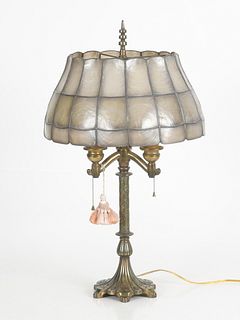 A Brass Table Lamp 