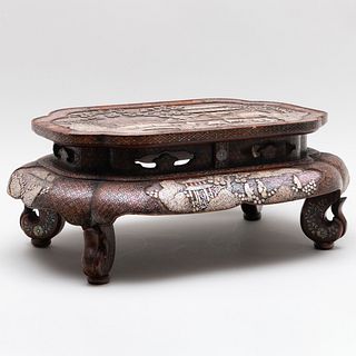 Asian Inlaid Low Table 
