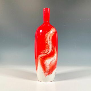 Royal Doulton Flambe Veined Prototype Vase