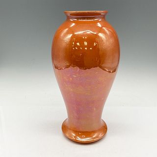 Moorcroft Burslem Pottery Vase, Orange Lustreware