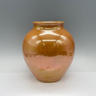 Moorcroft Burslem Pottery Orange Lustreware Vase