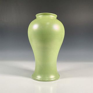 Moorcroft Burslem Pottery Green Lustreware Vase