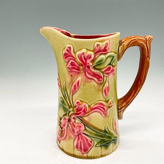 Antique French Majolica Water Pitcher