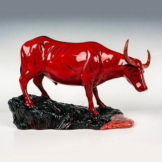Royal Doulton Flambe Figurine, Water Buffalo BA59