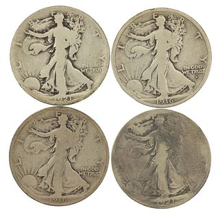 KEY DATES 1916 1921 US SILVER WALKING LIBERTY 50C COINS