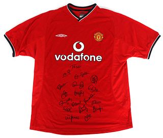 MANCHESTER UNITED 02'-03' AUTOGRAPHED JERSEY 