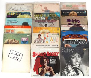 DORIS DAY & SHIRLEY BASSEY VINYL LP ALBUMS 