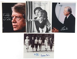 US PRESIDENT JIMMY CARTER & FIRST LADY AUTOGRAPHS