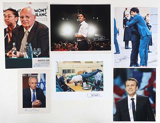 WORLD LEADERS AUTOGRAPHED PHOTOS 