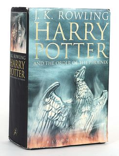 J.K. ROWLING HARRY POTTER SIGNED FIRST EDITION BOOK