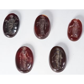 LOT OF CARVED INTAGLIOS