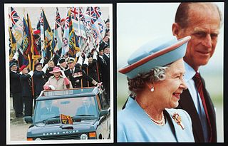 1993 & 1994 QUEEN ELIZABETH II PRINCE PHILIP XMAS CARDS