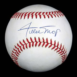 WILLIE MAYS HOF AUTOGRAPH BASEBBALL