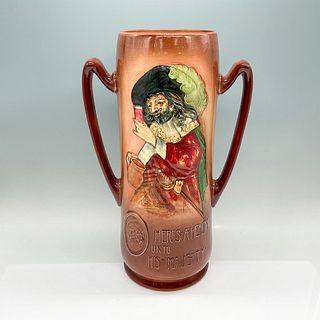 Royal Doulton Airbrushed Kingsware Vase, His Majesty D5719