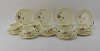 FRANCISCAN POTTERY AUTUMN LEAVES SET 