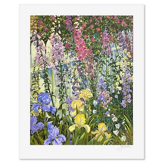 John Powell, "Fox Gloves and Irises" Limited Edition Printer's Proof, Numbered and Hand Signed with Letter of Authenticity.
