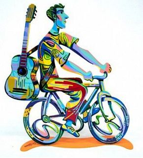 David Gershtein- Free Standing Sculpture "Troubador Rider"