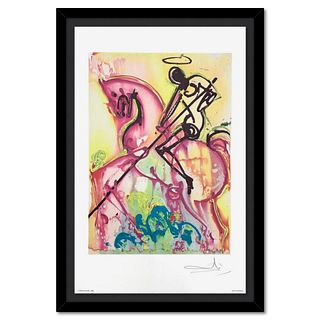 Salvador Dali (1904-1989), "Saint-Georges" Framed Limited Edition Lithograph (1983), Plate Signed with Certificate of Authenticity.