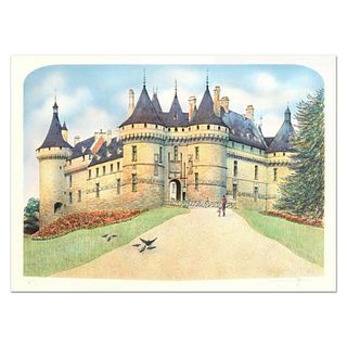 Rolf Rafflewski, "Chateau de Chaumont" Limited Edition Lithograph, Numbered and Hand Signed.