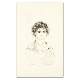 Edna Hibel (1917-2014), "Henri" Limited Edition Lithograph, Numbered and Hand Signed with Certificate of Authenticity.