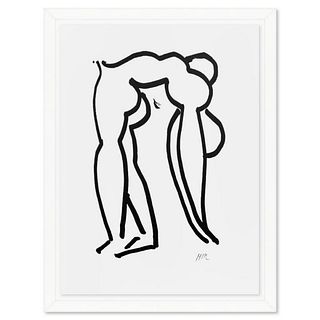 Henri Matisse 1869-1954 (After), "L'Acrobate" Framed Limited Edition Lithograph with Certificate of Authenticity.