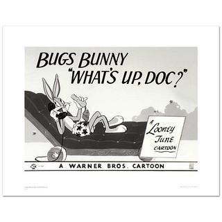 What's Up Doc, Bugs Bunny Limited Edition Giclee from Warner Bros., Numbered with Hologram Seal and Certificate of Authenticity.