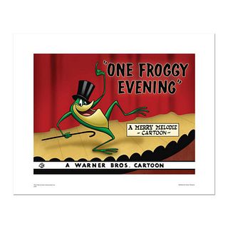 One Froggy Evening Numbered Limited Edition Giclee from Warner Bros. with Certificate of Authenticity.