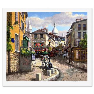 Sam Park, "Montmartre" Limited Edition Publisher's Proof, Numbered 1/4 and Hand Signed with Letter of Authenticity.