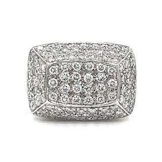 18k Diamond Pave Ring