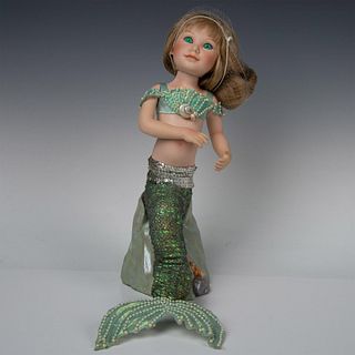 Danbury Mint Porcelain Doll By Judy Belle, Mermaid Serena