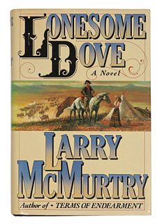 BOOK: 'LONESOME DOVE' LARRY McMURTRY SIGNED FIRST EDITION