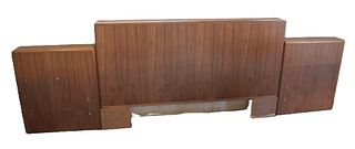 MID CENTURY WATERFALL KING SIZE BED