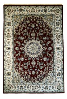 Isfahan Rug 5'2 X 7'8