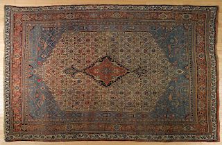 Bidjar carpet, early 20th c., 11'3'' x 7'6''. Provenance: Rentschler collection.
