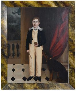 American Portrait, Boy and his Dog