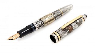 A Montblanc Meisterstuck Kama Sutra Special Edition Fountain Pen