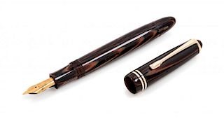 A Vintage Montblanc Meisterstuck '246' Fountain Pen Length 5 1/8 inches.