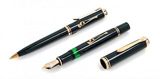 A Pelikan Golf Limited Edition Two-Pen Set