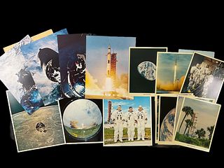 Collection of NASA Apollo 8, 9, 10 Glossy Prints