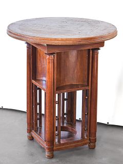 ARTS & CRAFTS LAMP TABLE