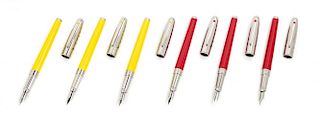 A Group of Six S.T. Dupont Andy Warhol Limited Edition Fountain Pens
