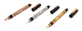 A Set of Three Visconti Hermitage Collection: The Three Magi Limited Edition Fountain Pens
