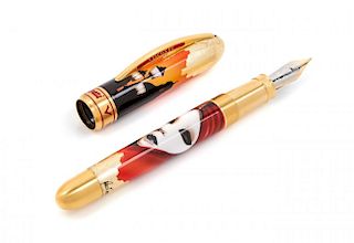 A Visconti Claudio Mazzi: Red Symphony Limited Edition Fountain Pen