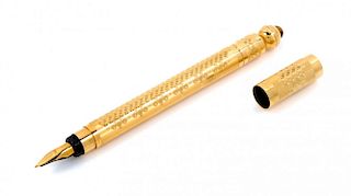 An Omas 18K Gold L'Ingegno Scrittorio di Leonardo Limited Edition fountain Pen