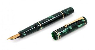 An Omas E.E. Ercolessi: 75th Anniversary Limited Edition Fountain Pen and Ink Set