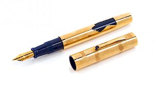 An Omas UNICEF: Signs for Children Limited Edition 18K Gold Fountain Pen