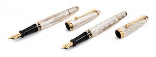 An Aurora 'Classic Pens' Homer: Iliad and Odyssey Two Fountain Pen Set