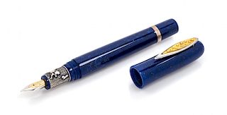 A Marlen Euro: 2002 Limited Edition Fountain Pen and Ink Set
